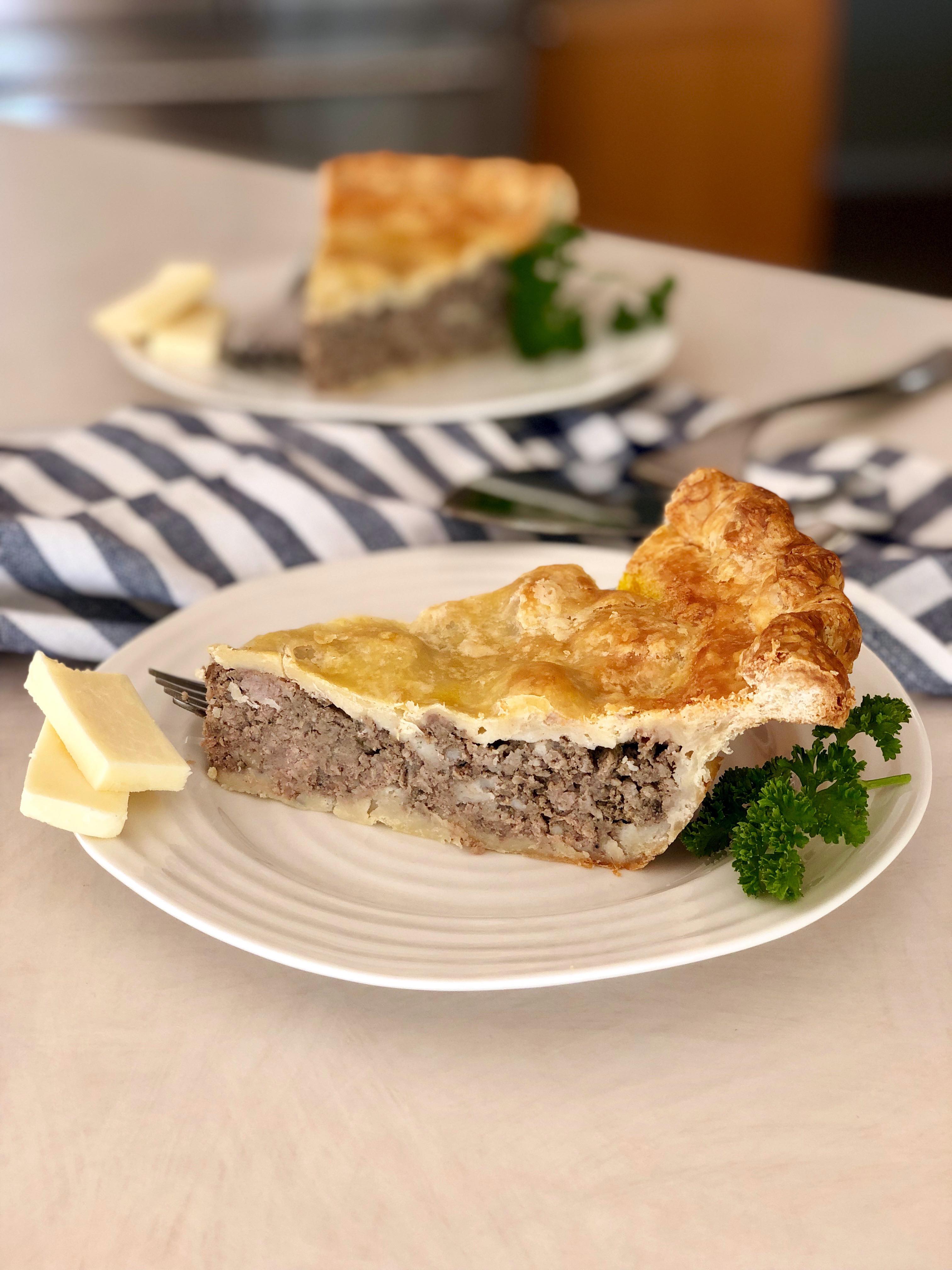 Traditional Tourtiere Pie with Flaky Spelt Pie Crust | Accidental Artisan