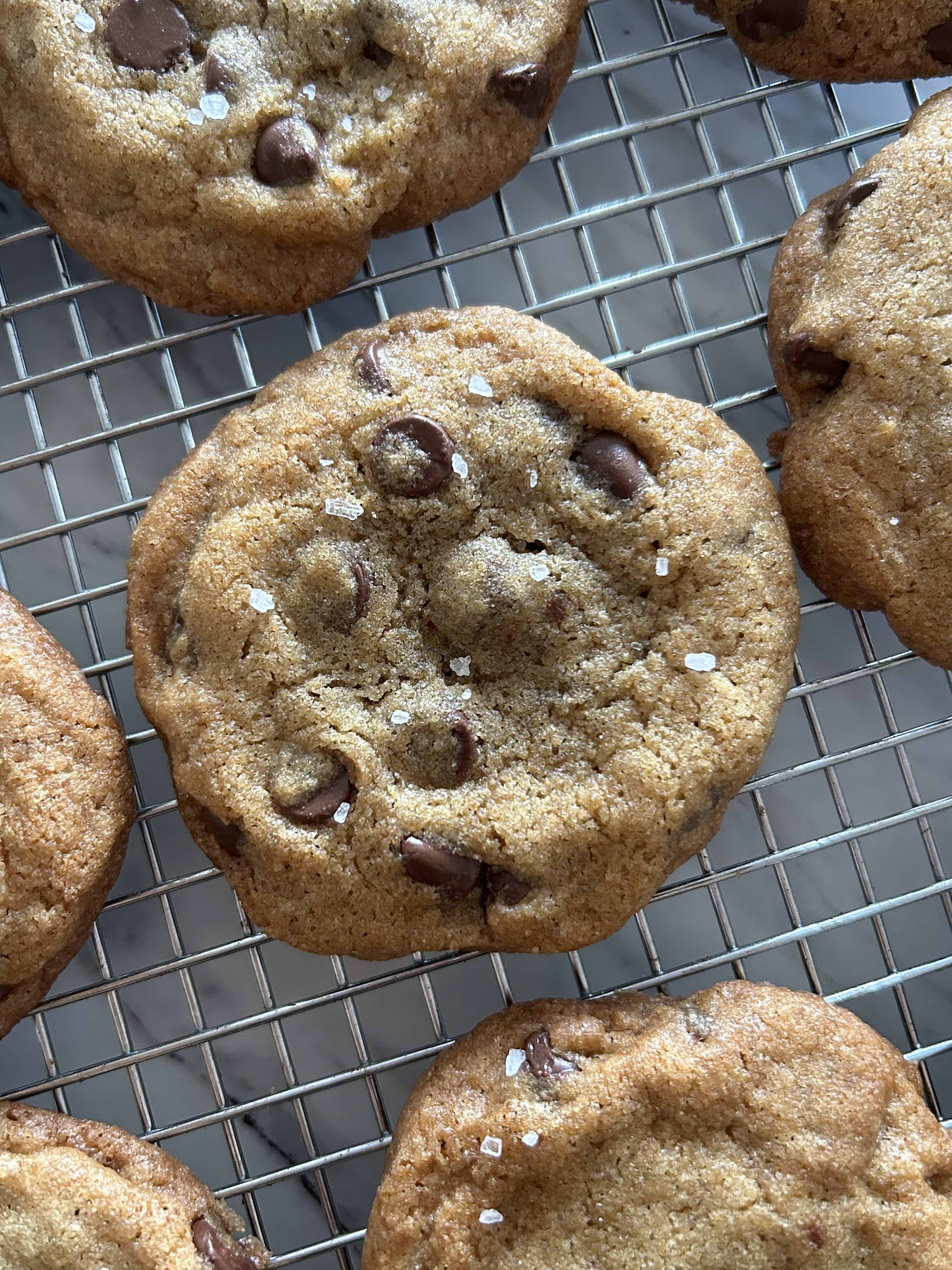 Browned Butter and Rye Chocolate Chip Cookies (with Sourdough Option) Accidental Artisan